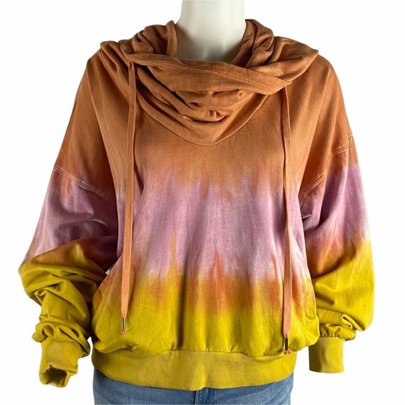 YOUNG FABULOUS & BROKE Tie Dye Hooded Sweatshirt M - Picture 1 of 9